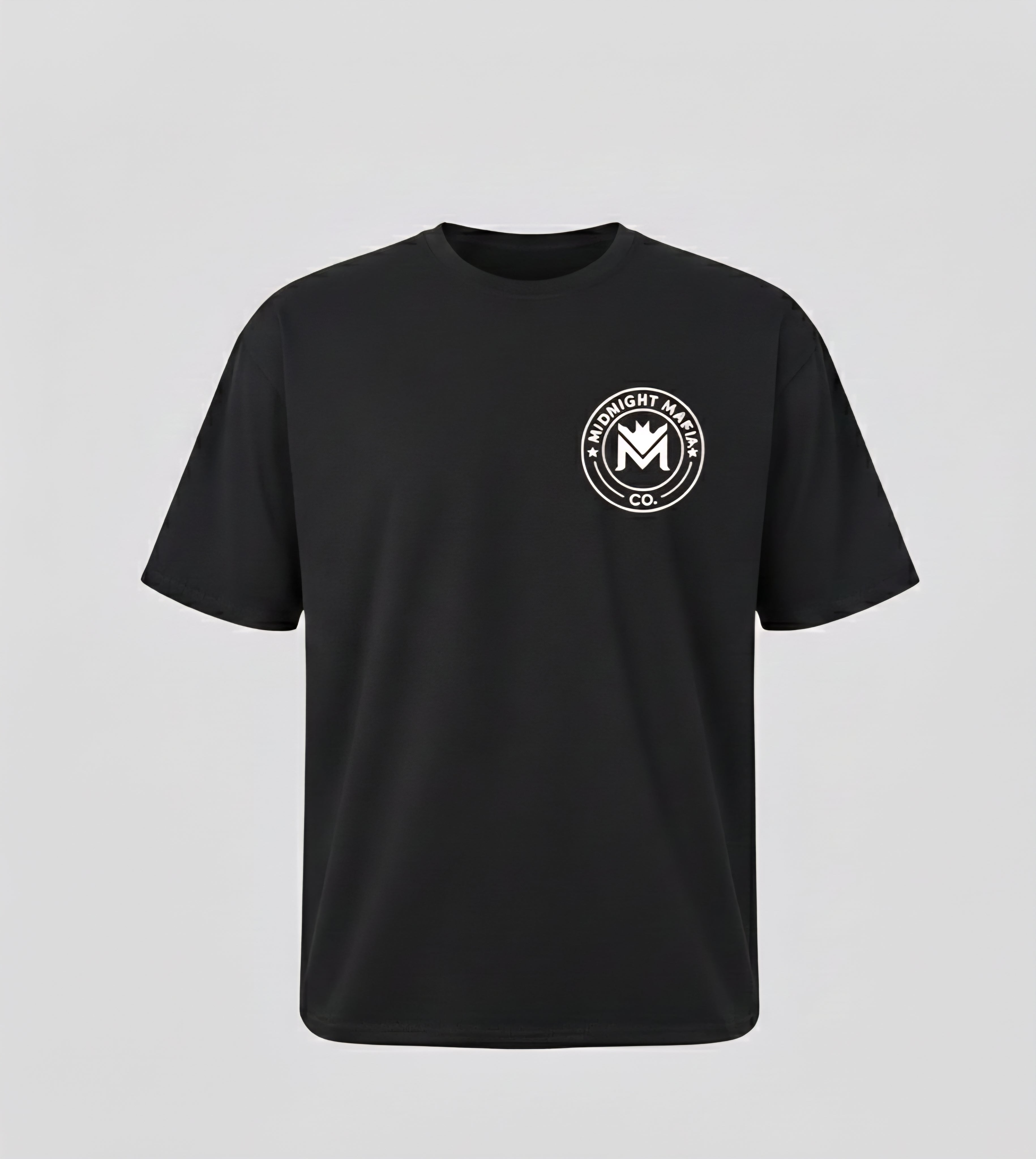 Oversize drop tee - Black